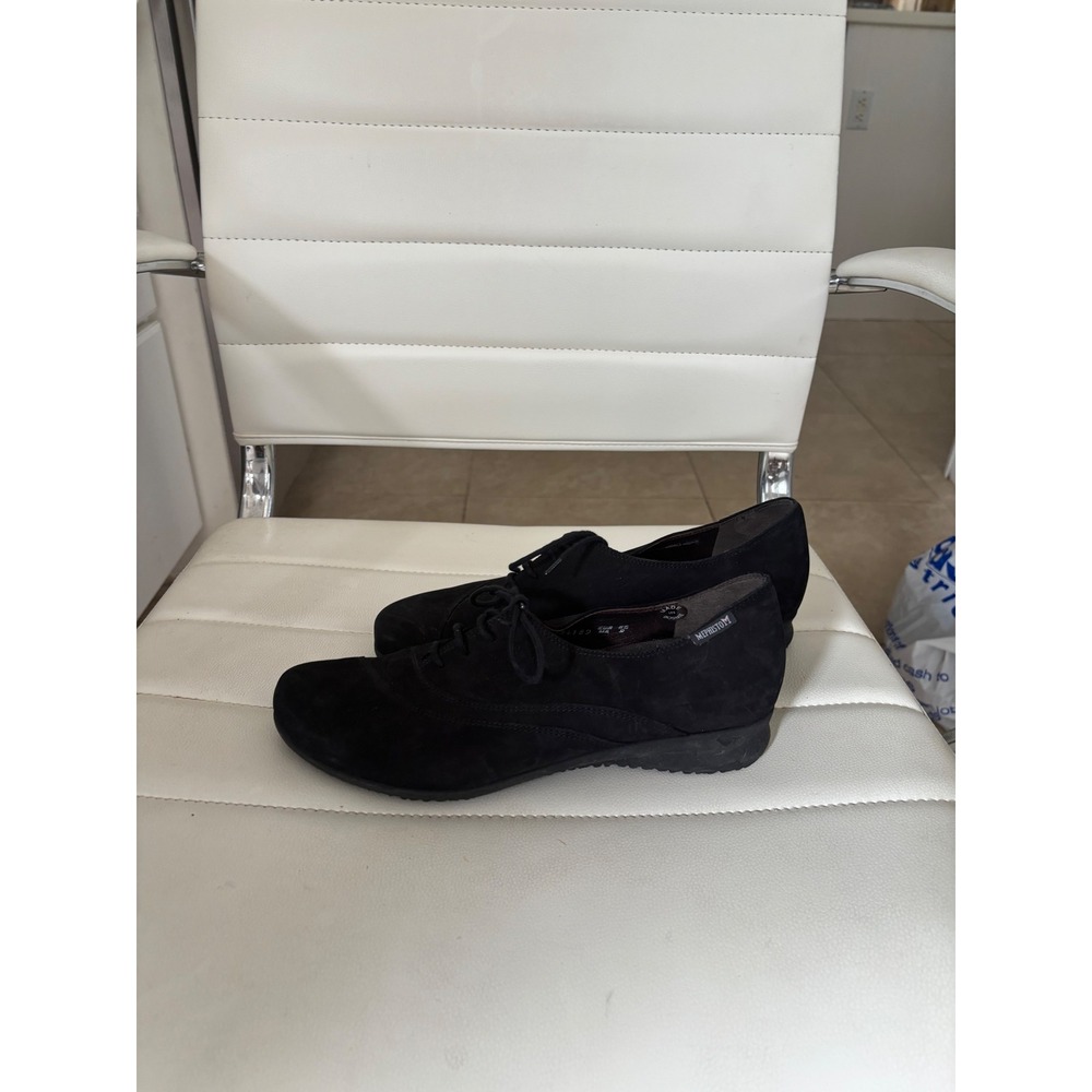 Mephisto Air-Jet Black Nubuck Leather Lace Up‎ Oxfords Shoes Womens 9 33224189